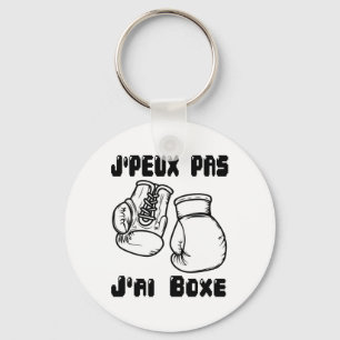 Porte-clés J'peux Pas J'ai Boxe - Boxe Cadeau Jersey 
