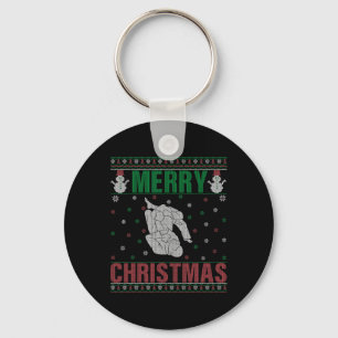 Porte-clés Js Xmas Correspondant Jiu Jitsu Combattez Fighter