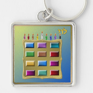 Porte-clés Judaica 12 Tribes of Israel Levi