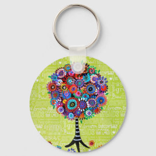 Porte-clés Judaica Arbre de vie Porte - clé