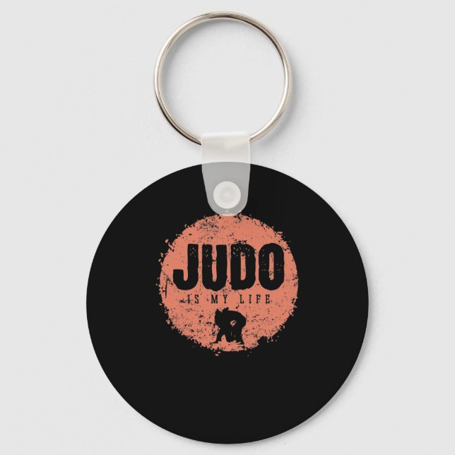 Porte-clés Judo Is My Life (Recto)