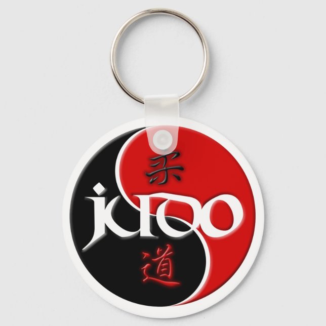 Porte-clés Judo Yin Yang Porte - clé (Recto)