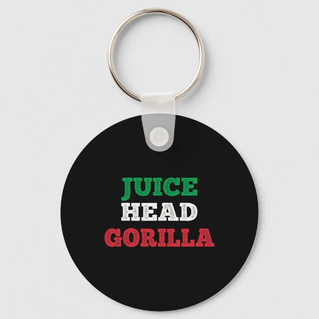 Porte-clés Juicehead Gorilla New Jersey Garden Nj Shore Itali (Recto)