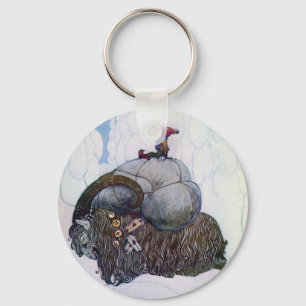 Porte-clés Julbocken Riding Yule Goat