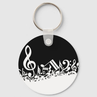 Porte-clés Jumble de symboles musicaux