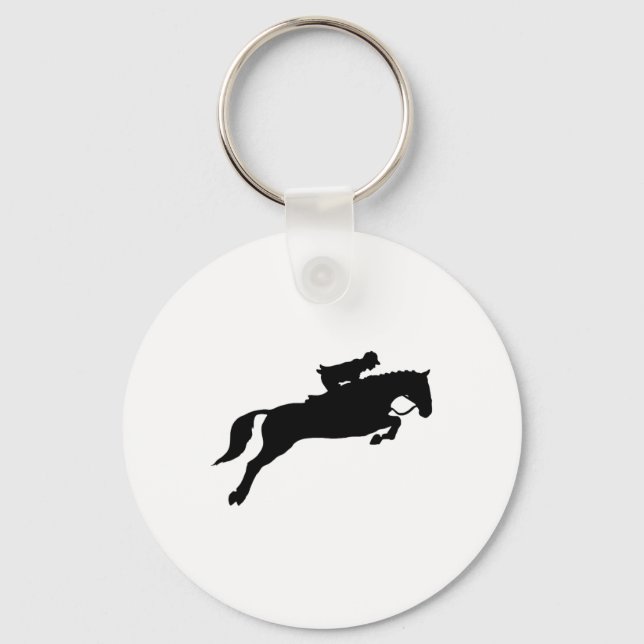 Porte-clés Jumping Galloping Running Horse (Recto)