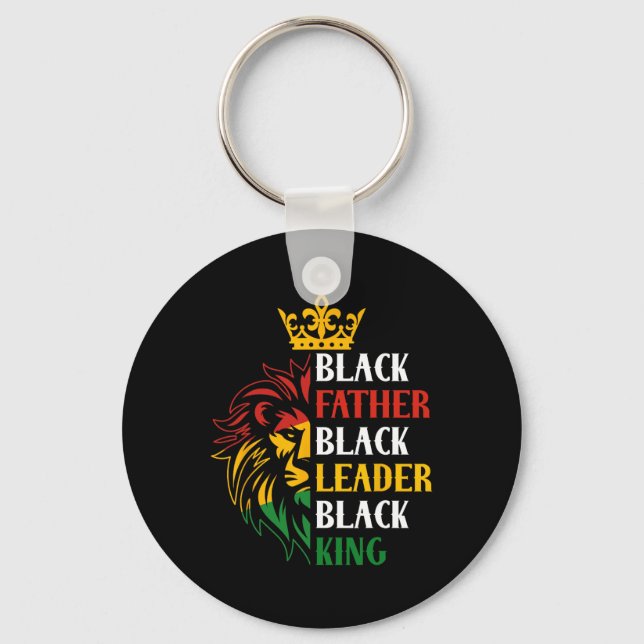 Porte-clés Junet19e Fête des pères Black Men (Recto)