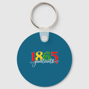 Porte-clés Juneteenth 1865 afro-américain histoire noire homm