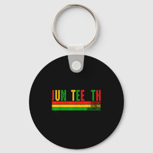 Porte-clés Juneteenth drôle de fierté noire afro-américaine