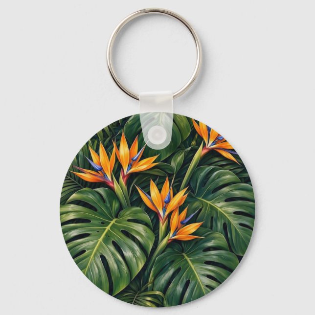 Porte-clés Jungle Exotique Profonde (Recto)