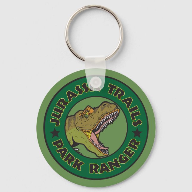 Porte-clés Jurassic Trails Park Ranger Porte - clé (Recto)