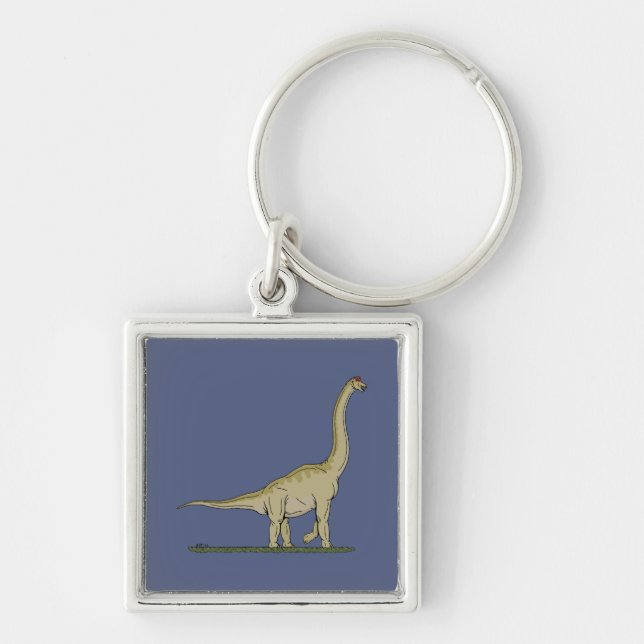 Porte-clés Jurassique Dinosaure Brachiosaurus (Devant)