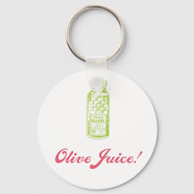 Porte-clés Jus d'olive Clavier Saint Valentin (Recto)