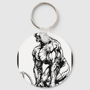 PORTE-CLÉS JUSQU'À CE QUE VOUS PUISSIEZ BODYBUILDING LOGO
