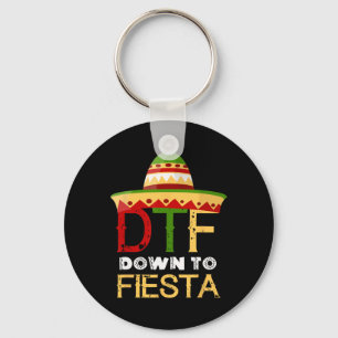 Porte-clés Jusqu'À Fiesta Dtf Mexique Mexique Cinco De Mayo