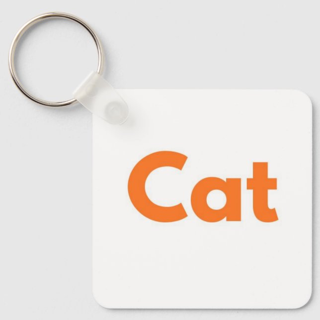 Porte-clés Just One More Cat | Cadeau de chat mign (Recto)