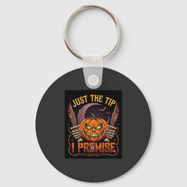 Porte-clés Juste l'extrémité Prémisse Halloween Citrouille Co (Recto)
