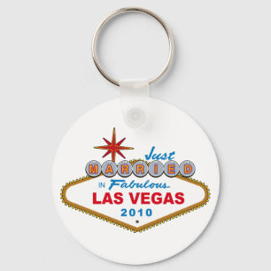Porte-clés Juste marié à Las Vegas fabuleux 2010