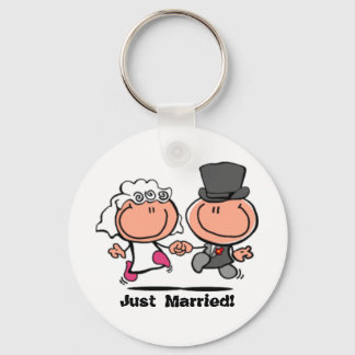 Porte-clés Juste marié mariage couple dessin Porte - clé
