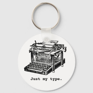 Porte-clés Juste mon type, Typewriter