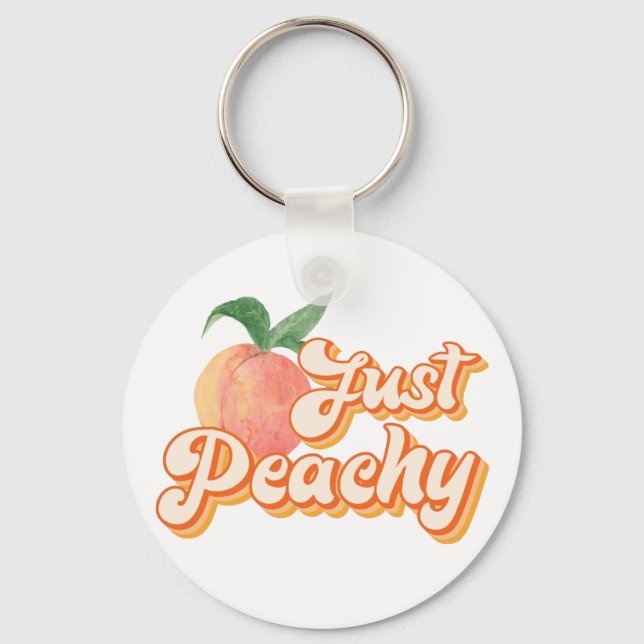 Porte-clés Juste Peachy (Recto)