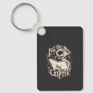 Porte-clés Juste un autre chapitre Skeleton Reader amusant