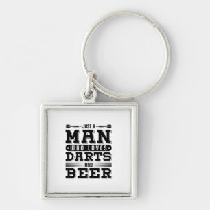 Porte-clés Juste Un Homme Qui Aime Les Fosses Et La Bière