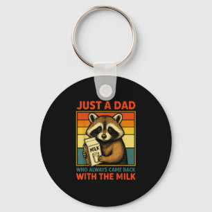 Porte-clés Juste un papa qui revenait toujours avec le lait F