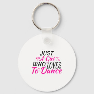 Porte-clés Juste une fille qui aime danser
