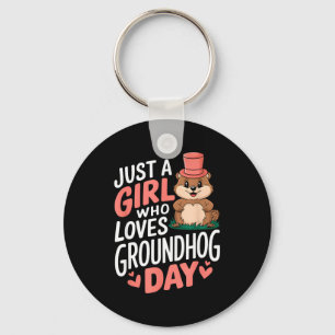 Porte-clés Juste une fille qui aime Groundhog Day _1