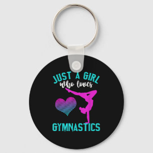 Porte-clés Juste Une Fille Qui Aime La Gymnastique Drôle Gymn