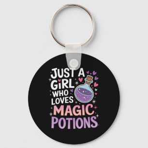 Porte-clés Juste Une Fille Qui Aime La Potion Magique Drôle H