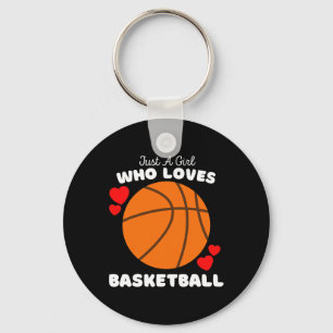 Porte-clés Juste Une Fille Qui Aime Le Basketball - Mignonnes