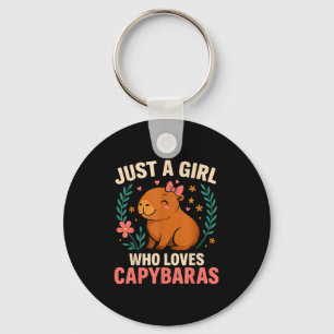 Porte-clés Juste Une Fille Qui Aime Les Capybaras