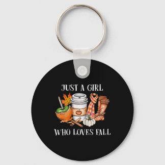 Porte-clés Juste Une Fille Qui Aime Les Épices De Citrouille