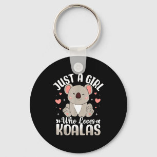 Porte-clés Juste Une Fille Qui Aime Les Koalas Cadeau Mignon