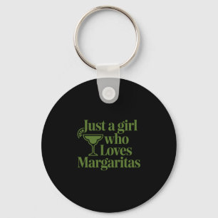 Porte-clés Juste une fille qui aime les margaritas drôle de v