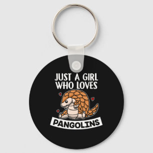 Porte-clés Juste Une Fille Qui Aime Les Pangolins Costume Pan