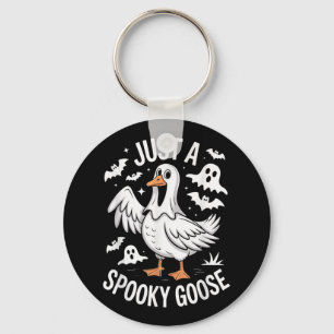 Porte-clés Juste Une Oie Éffrayante Halloween Fantôme Trompe