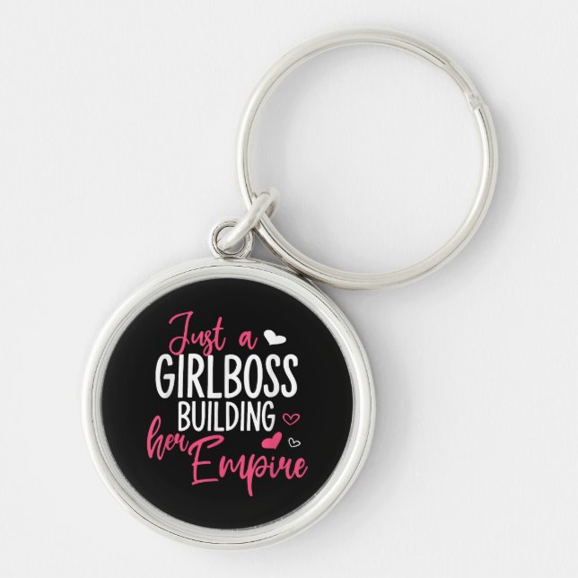 Porte-clés Juste une patronne qui construit son empire femmes (Devant)