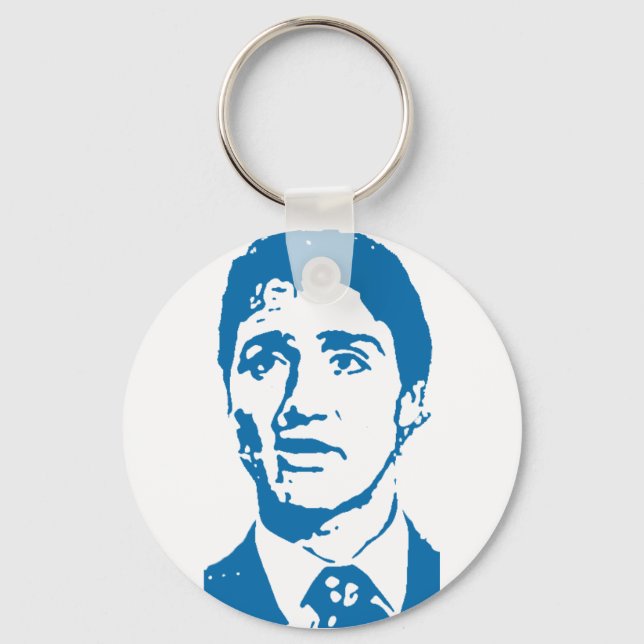 Porte-clés Justin Trudeau libéral (Recto)
