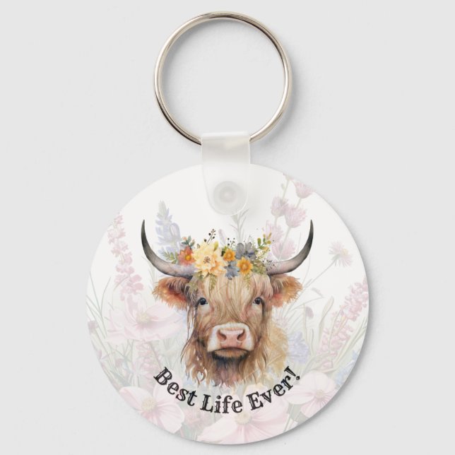 Porte-clés JW Porte - clé Meilleure Vie Jamais! (Recto)