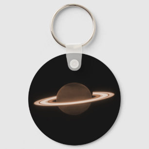 Porte-clés JWST James Webb télescope spatial Saturn Infraroug