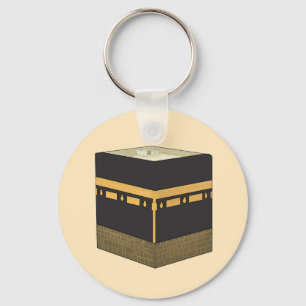 Porte-clés Kaaba - Anglais - Chaîne d'eau - Kaabah Hand Drawn