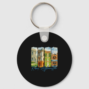 Porte-clés Kaboul Afghanistan Voyage Amant Voyage Coup de pin