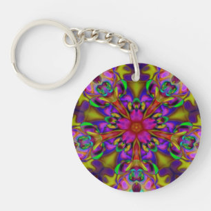 Porte-clés Kaleidoscope Apophyse Fractage Art - II