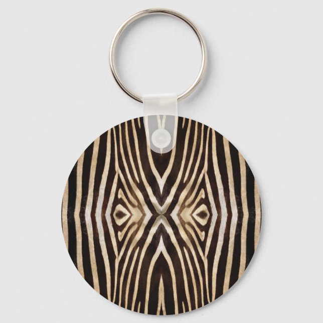 Porte-clés Kaleidoscope Zebra Fur Motif (Recto)
