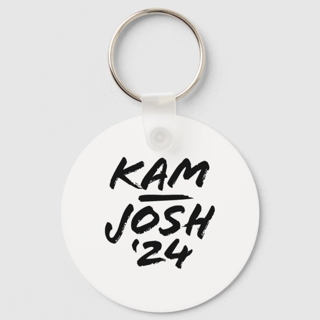 Porte-clés Kam Josh 2024 Script pour hommes et femmes Kamala  (Recto)