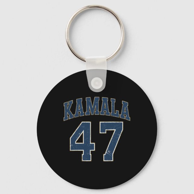 Porte-clés Kamala 47 Comma Président Kamala Harris Wheimer 20 (Recto)