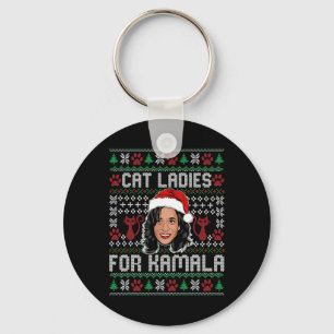 Porte-clés Kamala Harris 24 Mauvaises Chats De Noël Dames Pou